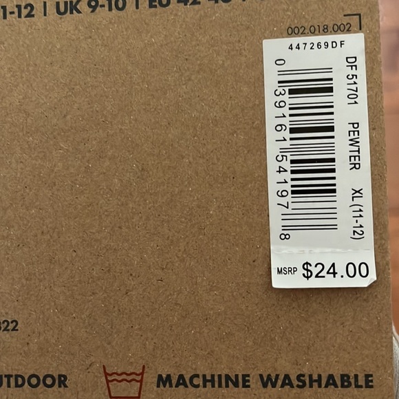 NWT Dearfoams khaki Size XL 11-12 memory foam women slippers - Picture 8 of 10